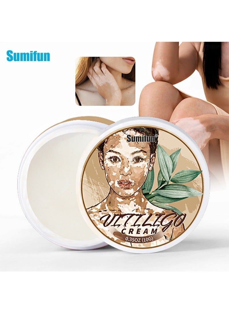 Sumifun Vitiligo Care Cream For White Spots On Skin，Gentle and Non-irritating，Regulating & Improve Skin Pigmentation，Reduces White Spots on Skin (10g) - Image 2