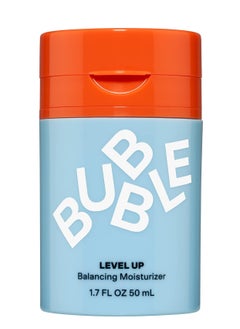 Bubble Bubble Skincare Level Up Balancing Face Moisturizer - Hydrating Gel Moisturizer Formulated with Zinc PCA + Niacinamide for Improved Texture & Radiance - Skin Care for Oily or Combination Skin (50ml)  - Image 1