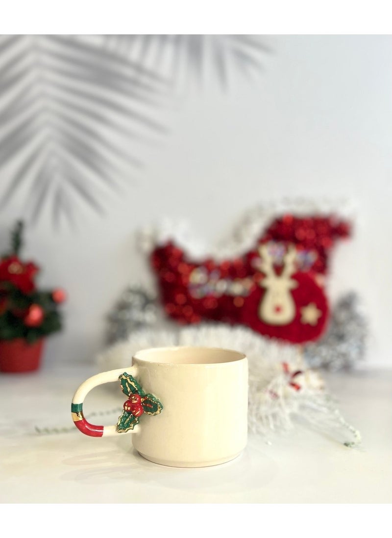 Knittingtr - Kokina New Year Themed Handmade Mug - Image 1