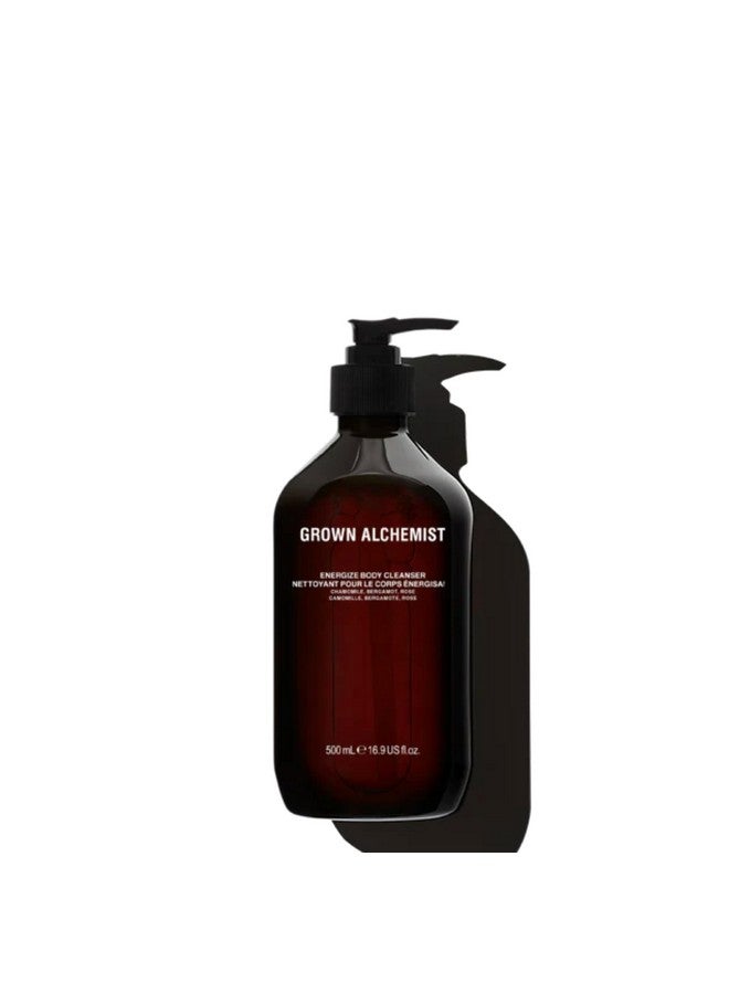 Grown Alchemist Energize Body Cleanser With Chamomile Bergamot And Rose Gentle Body Wash That Hydrates And Cleanses Skin (500 Ml)