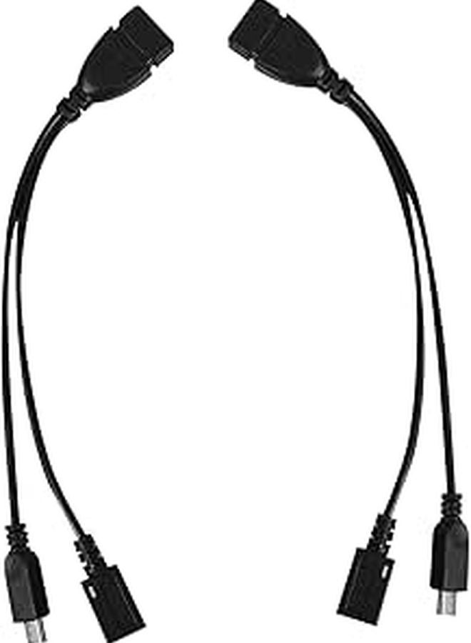 كابل محول USB OTG 2 حزمة محول مدمج للهواتف الذكية والأجهزة اللوحية - Image 1