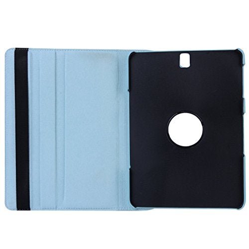 Moca for Galaxy Tab S3 9.7 inch case MOCA 360 Degree Rotating Stand PU Leather Flip Cover Case for Samsung Galaxy Tablet Tab S3 9.7 inch SM - T820 T825 Flip Cover case (Deep Blue) - Image 3