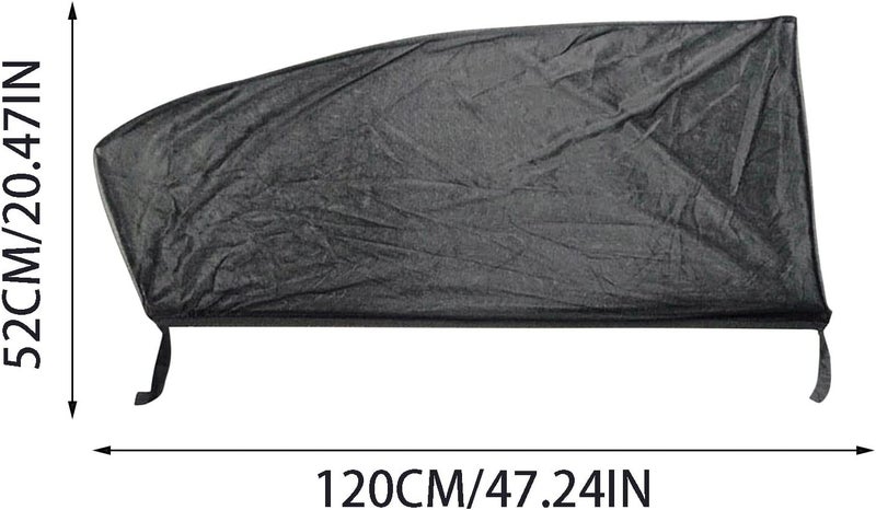 comfrt Sunscreen Heat Insulation Door Side Window Sunshade Car User External Mosquito Screen Universal Car Window Screens-Protect and Cool Your Vehicle - Image 3