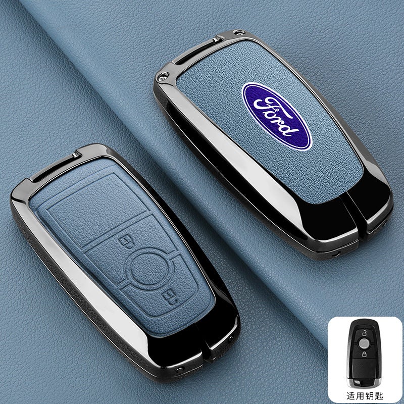 Ford Edge L Key Case, Mondeo Explorer Focus Metal Shell Remote Cover - Universal Car Accessory - Image 1