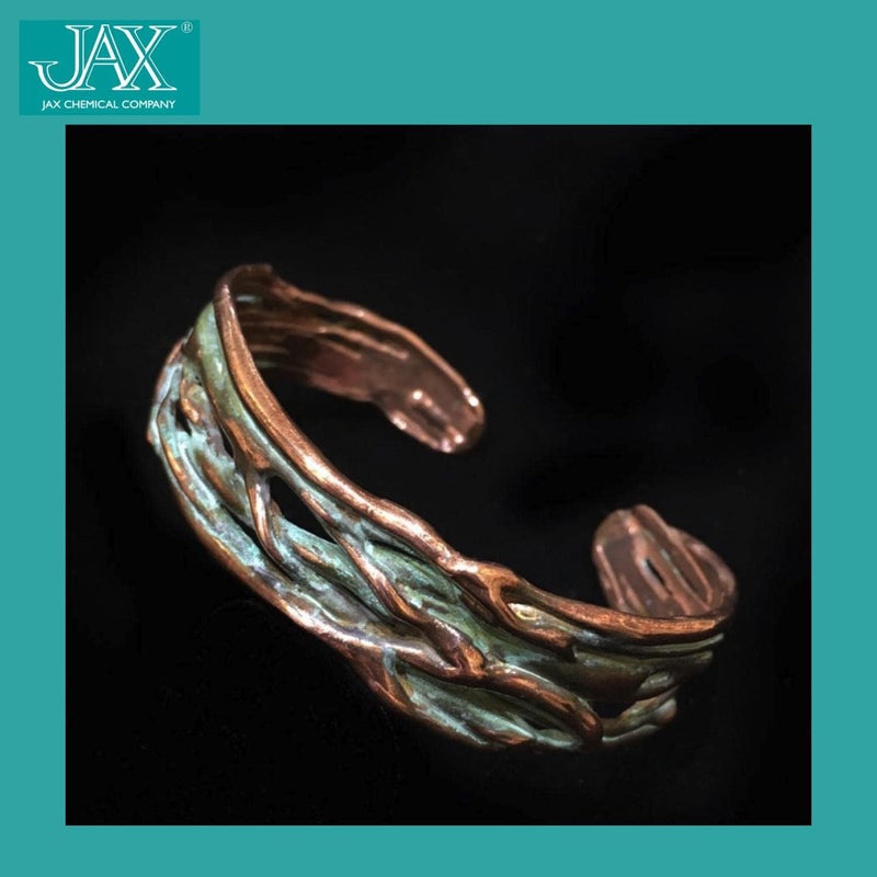 Jax Green Patina - Metal Finishing Solution - Antique Finish without Heat or Electricity - Pint - Image 2