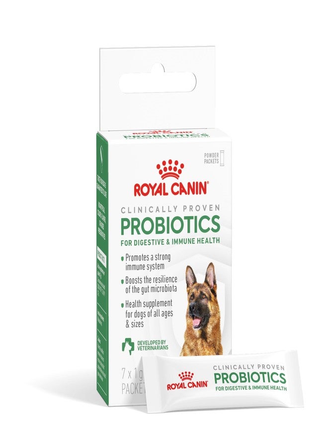 رويال كانين بروبيوتيك للكلاب، مكمل غذائي بودرة لصحة الجهاز الهضمي والمناعة للكلاب من جميع الأعمار، 7 أقراص - Image 1