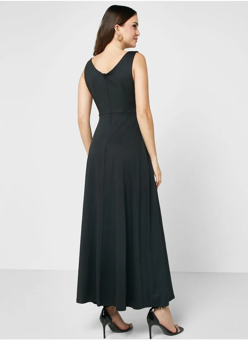 ELLA A-Line Dress With Slit