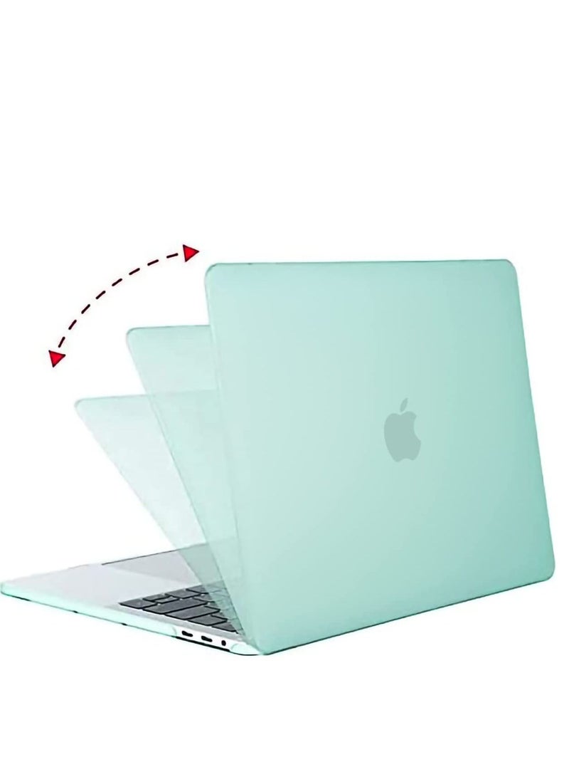MacBook Pro 13 inch Case 2023 /2022 /2021 2020 /2016 M2 M1 A2338 A2251 A2289 A2159 A1989 A1708 A1706 with Without Touch Bar Plastic Hard Shell Case Cover Mint Green