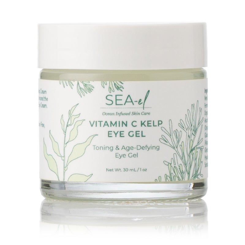 Sea-el Vitamin C Kelp Eye Gel Toning & Age Defying Skincare for Puffiness, Under Eye Bags & Dark Circles Cooling Youthful Glow for Women & Men - 1 Oz - Image 1
