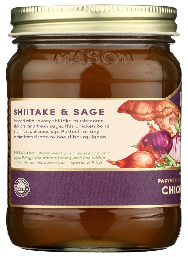 Fond Shiitake & Sage Chicken Bone Broth, 14 Fz - Image 3