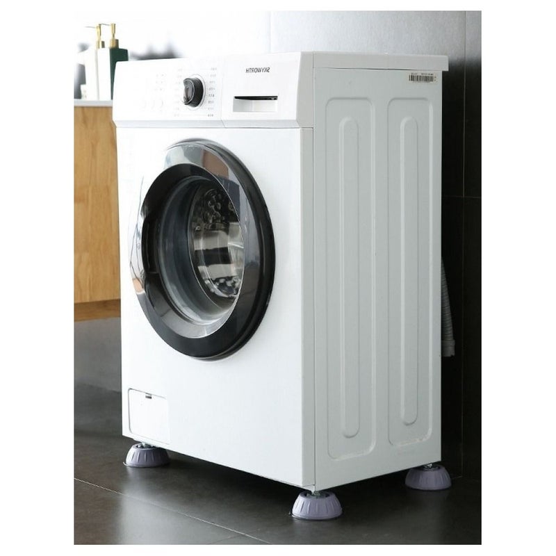 Anti-Vibration Washing Machine Pads (4 Pieces) | Rubber Washer Feet for Noise Reduction, Stability & Floor Protection - Image 2