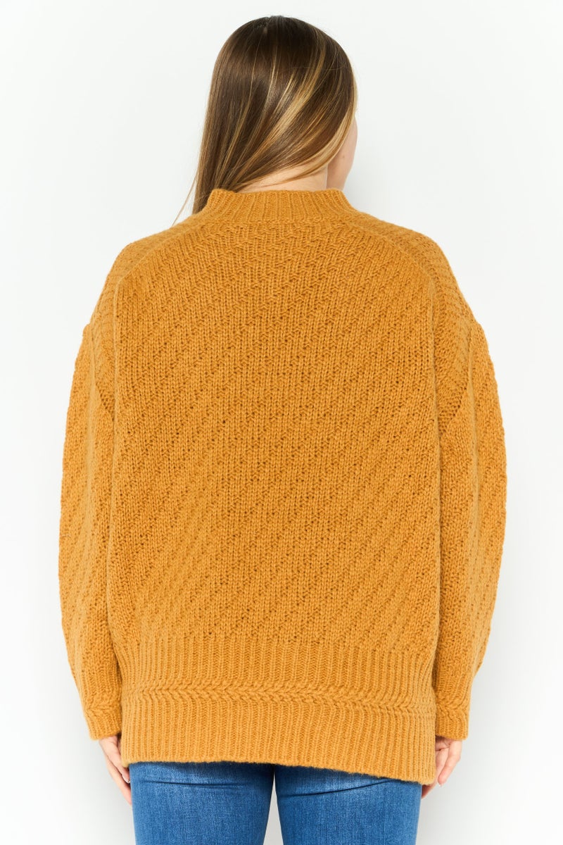 STELLA MCCARTNEY Women High Neck Knitted Sweater, Light Brown - Image 2