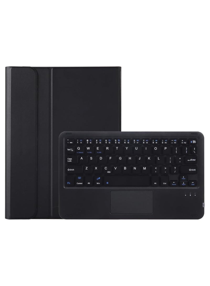 general Arabic and English Keyboard Case Compatible with Xiaomi Redmi Pad 2 11 inch 2025  Leather Case with Detachable Wireless Bluetooth Trackpad Keyboard and Pencil Holder - Image 3