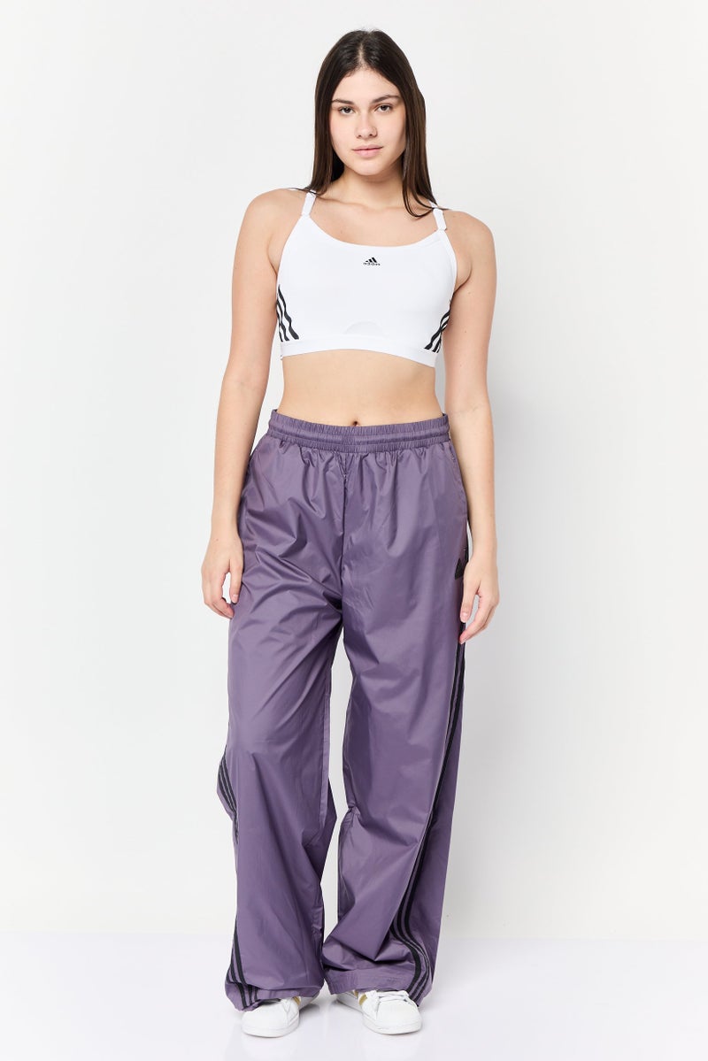 Adidas Women Sportswear Fit Drawstring Outdoor Track Pants, Dark Lilac - Image 2