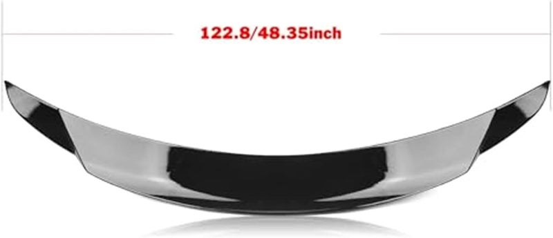 QASULER Carbon Fiber Look Rear Bumper Spoiler for Infiniti G Series - Image 3