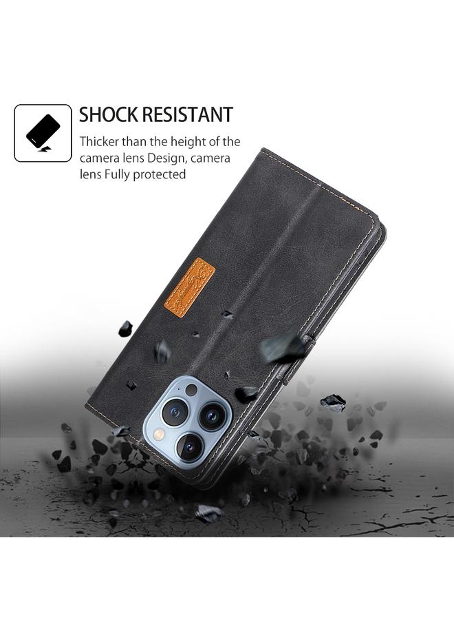 S-TOP Case For Itel A50 4G Contrast Color Side Buckle Leather Phone Case - Image 5