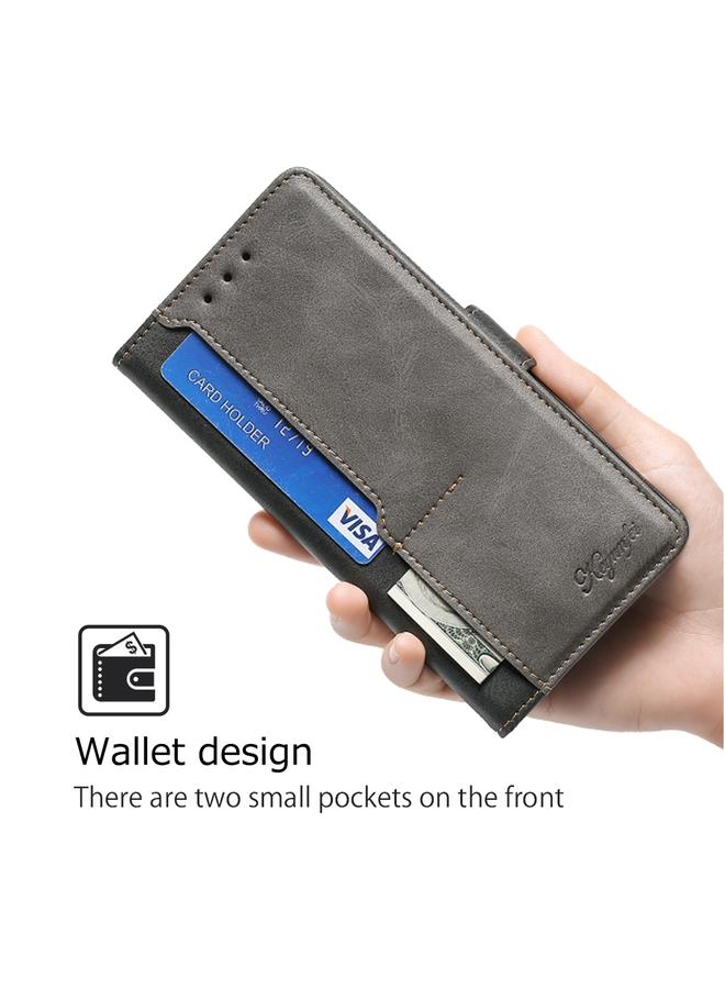 S-TOP Case For Itel A50 4G Contrast Color Side Buckle Leather Phone Case - Image 2