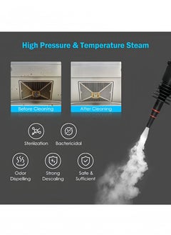 Peachjoy Handheld Steam Cleaner 1050W, High-Temperature Pressurized Steam Cleaning Machine with 9 Accessories, Multifunctional for Home and Car, 220V, Blue  - Image 4