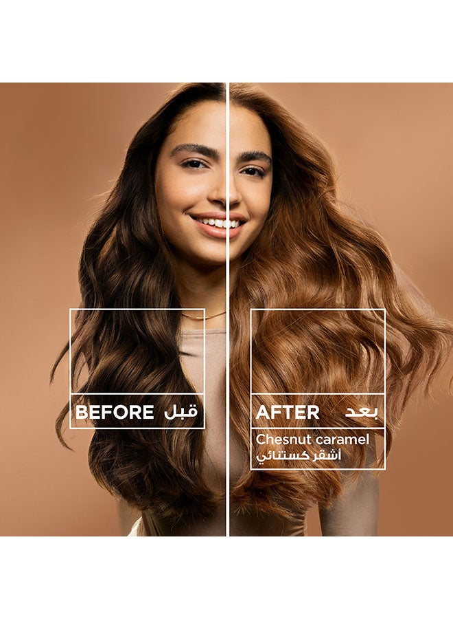 Garnier Color Naturals Caramelo Blonde Chestnut Blonde 6.31 Blonde for Dark Bases - Image 5