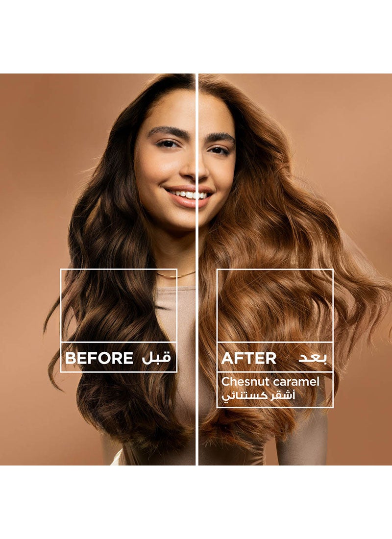 Garnier Color Naturals Caramelo Blonde Chestnut Blonde 6.31 Blonde for Dark Bases - Image 5