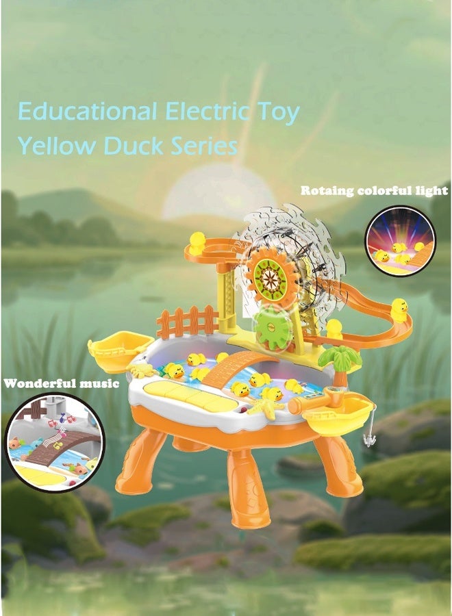 لعبة صيد كهربائية متعددة الوظائف مجموعة ألعاب صيد مغناطيسية منصة صيد مائية أضواء وموسيقى لعبة محاكاة سيناريوهات لعبة تعليمية - Image 5