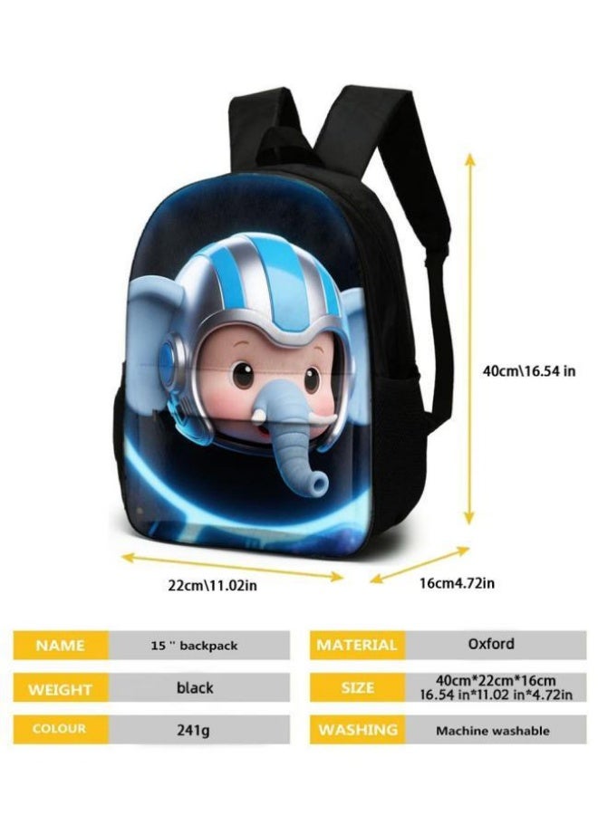 Bright Li Fire Unlock the new fashion of childish fun! Three-piece set of bags, cartoon elements for children and teenagers (students, children, friends' outings, mountain climbing, schooling, etc. can be used) - 73  - Image 5
