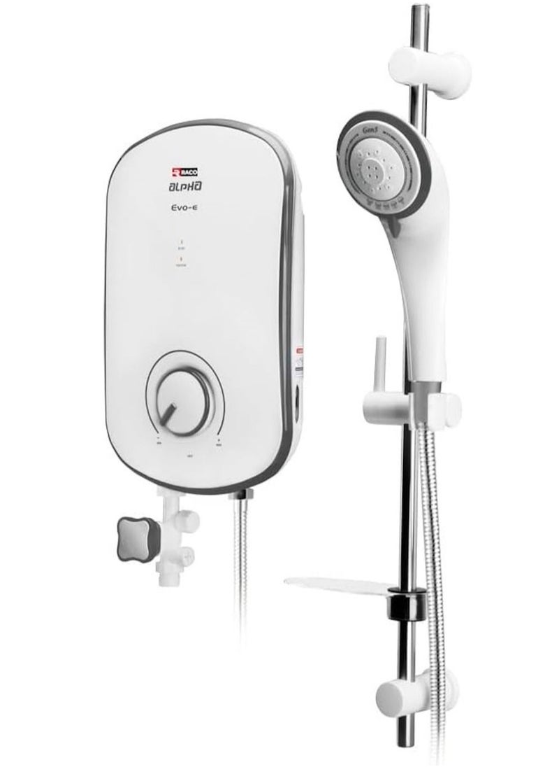 Alpha RACO Alpha EVO Shower Heater Instant Water Heater 3.5kW – 4.2kW Made in Malaysia  - Image 1