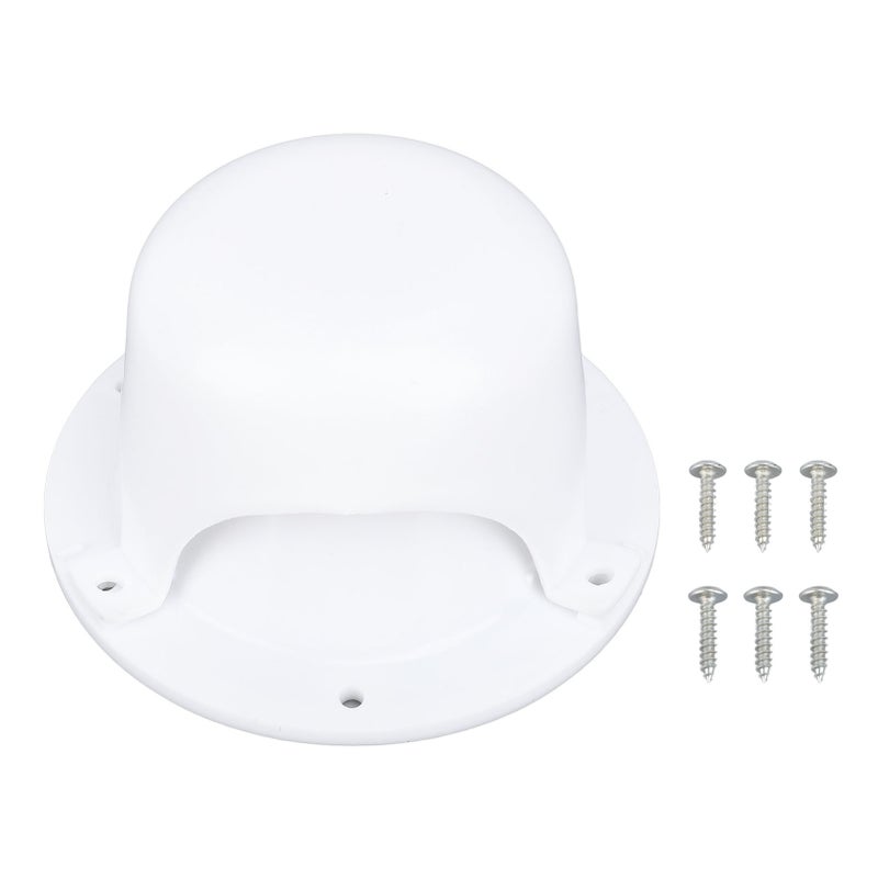 RV Plumbing Vent Cap Odor Resistant Easy Installation Roof Vent Cover for Trailer Motorhome Campervan White - Image 1