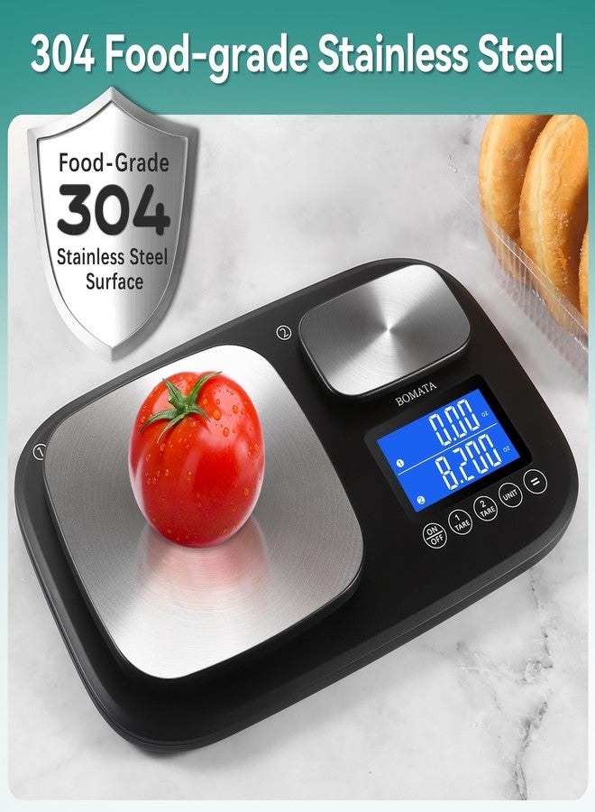 BOMATA 0.01g/500g & 1g/15kg Dual Platform Kitchen Scale with Two Precisions, Accumulation Function, Gram and Ounce, Digital Scale for Food, Baking, Yeast, Jewelry B614 - Image 4