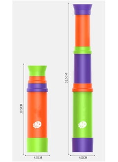 Generic Kids Portable Pirate Telescope, Scientific Monocular Toy Retractable Focus Magnification 8x Explore Educational Toys  - Image 5