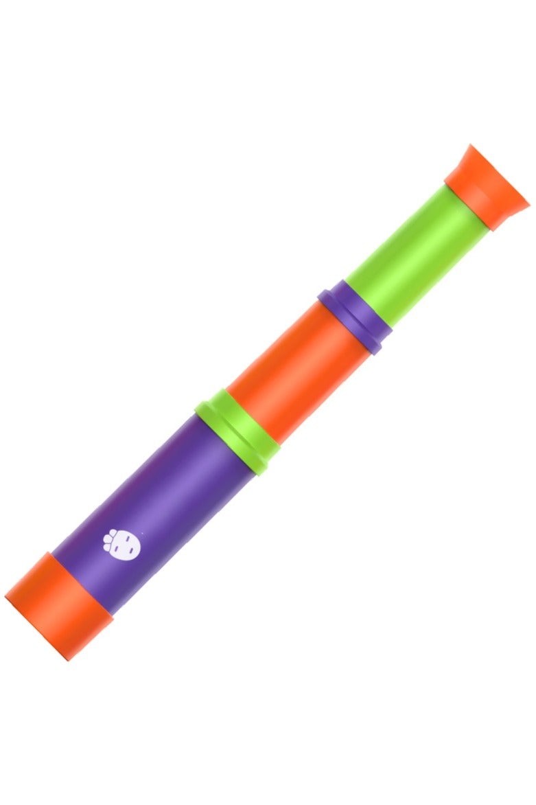 Kids Portable Pirate Telescope, Scientific Monocular Toy Retractable Focus Magnification 8x Explore Educational Toys  - Image 4