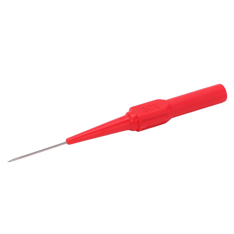 Red 10 Pcs 0.7mm Test Probe Set 4.0mm Socket Piercing Probe For Testing Equipment - Image 5
