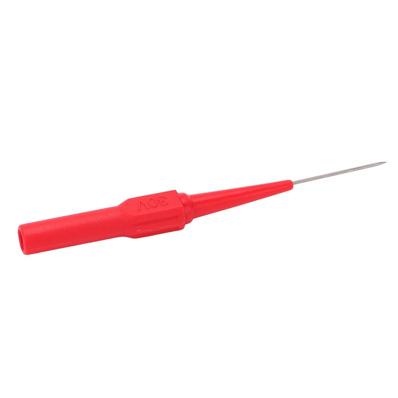 Red 10 Pcs 0.7mm Test Probe Set 4.0mm Socket Piercing Probe For Testing Equipment - Image 3