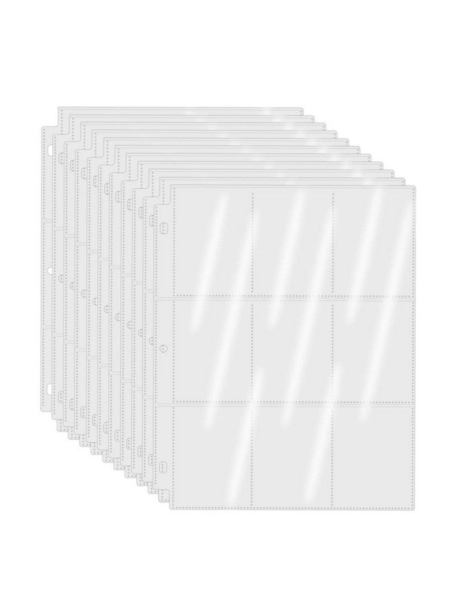 WOT I WOT I 9-Pocket Trading Card Sleeves, 1440 Pockets Double-Side Card Sleeves Clear Page Protectors for 3 Ring Binder Holds Sports Cards, Game Cards  - Image 1