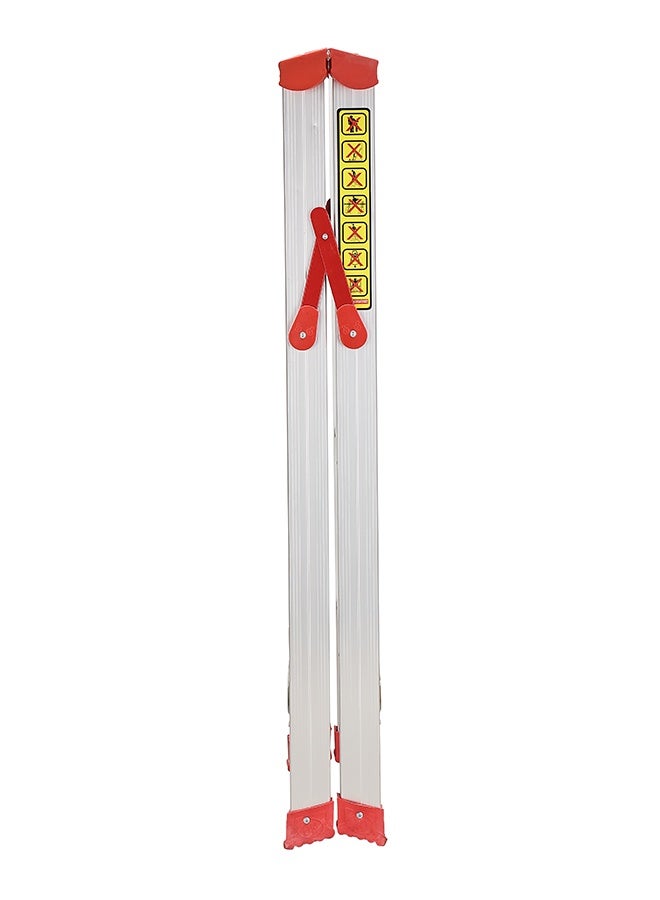 LAWAZIM 4 Step Aluminum Ladder - Portable Folding Step Ladder with Wide Anti-Slip Pedals, Non-Slip Feet, and Space-Saving Design - Ideal for Home, Kitchen, Office, Garden, Warehouse, and Cleaning - Image 3