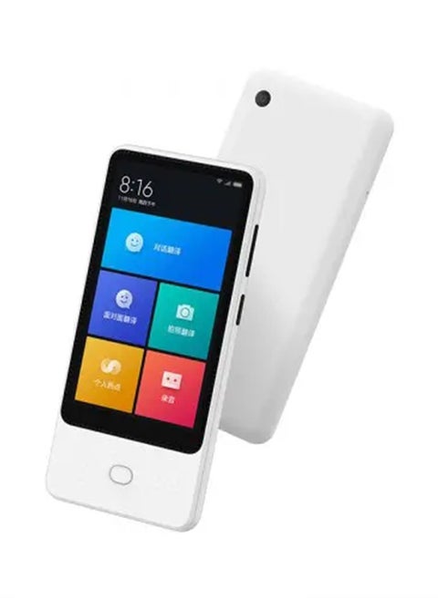 Mijia AI Voice Translator 18 Languages 4.1 inch Touch Screen 4G WiFi SIM 6 Mic Translator - White