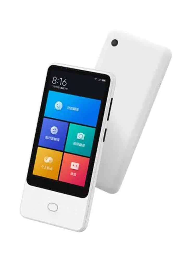 Mijia AI Voice Translator 18 Languages 4.1 inch Touch Screen 4G WiFi SIM 6 Mic Translator - White