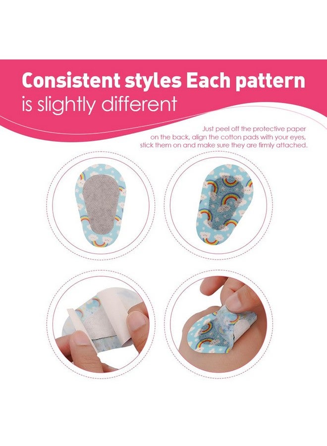 Hannea 40Pcs Eye Patches For Kids, Cartoon Breathable Cotton Adhesive Eye Patch For Kids After Surgery Adhesive Non-woven Fabric Eye Patches For Lazy Eye, Eye Cover For Eyesight Correction - Image 4