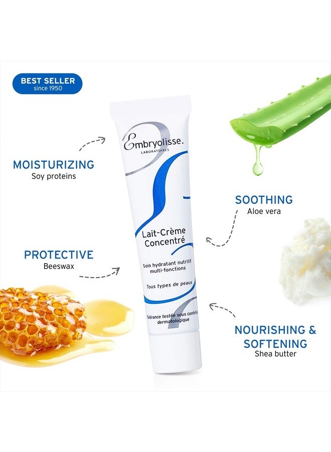 Embryolisse Lait-Crème Concentré, Face Cream & Makeup Primer - Cream for Daily Skincare - Face Moisturizers for All Skin Types (1.01 Fl Oz (Pack of 1)) - Image 4