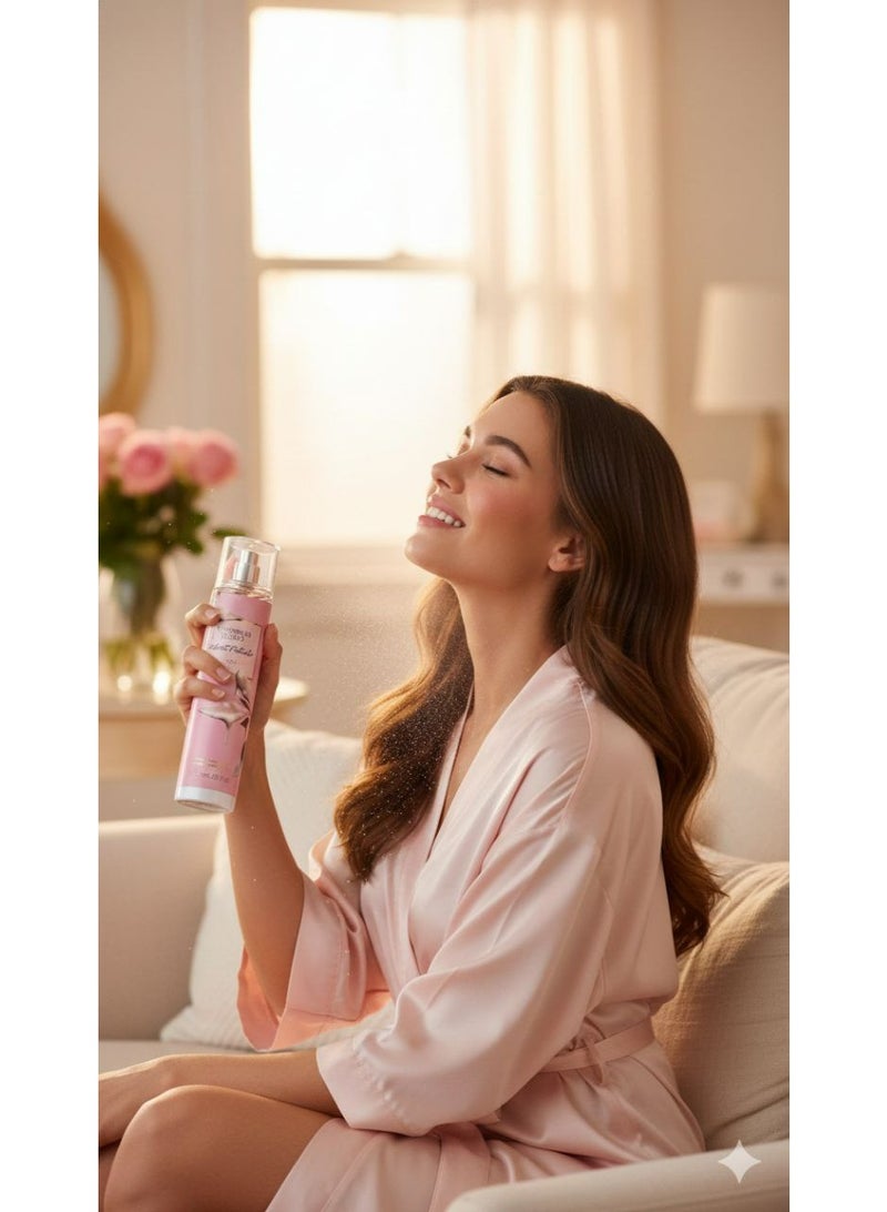 فيكتوريا سيكريت معطر جسم فاين فراغرنس ميست فيلفيت بيتالز لا كريم – من فيكتوريا سيكريت - Image 2