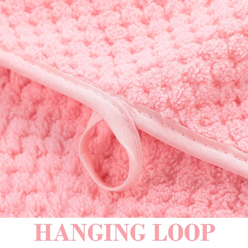 Homestic Bath Towel for Men, Women|280 GSM|Extra Soft & Fade Resistant|Polyester Towels for Bath|Bathing Towel, Bath Sheet (Pink) - Image 4