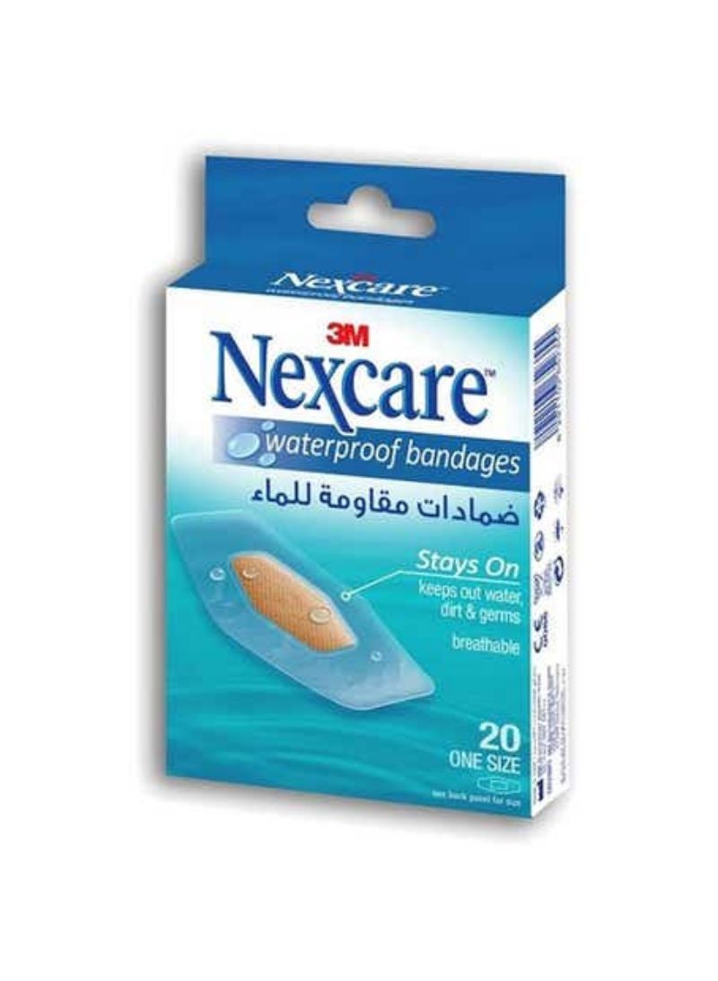 Nexcare 3M 586 Waterproof Bandages 20 pcs