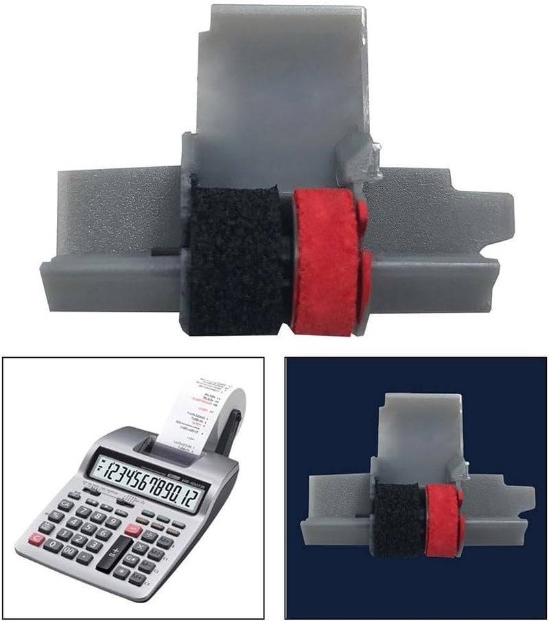 تصميم بسيط متعدد الوظائف بكرات حبر سوداء وحمراء من طراز IR-40T، عبوة من 6 قطع، متوافقة مع CX5322DP وCX5512 وCY2054P وM42T وCX123 وCX120 وIR50، للاستخدام المكتبي، أداء مستقر مواد عالية الكثافة - Image 2