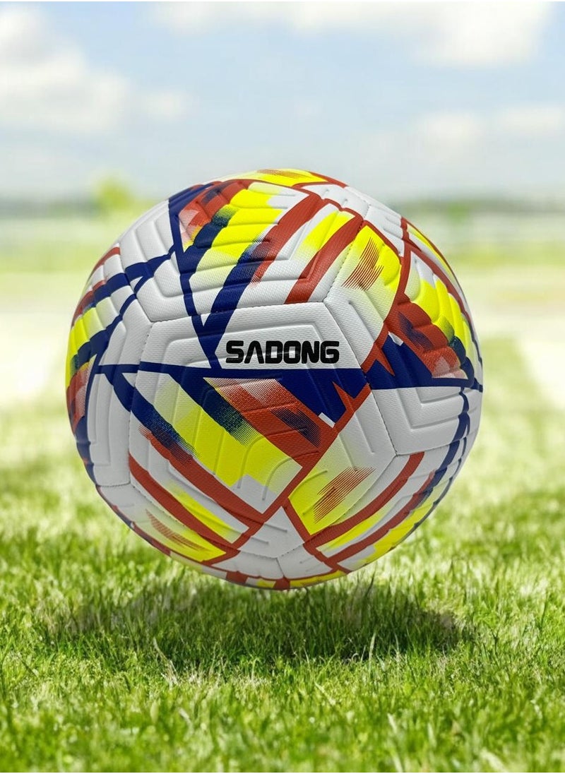 SportQ SportQ Professional Soccer Training Ball Size 5, Indoor Outdoor Soccer Training Ball for Soccer Players, Youth Soccer Fans, Training Competitions, Universal Ball  - Image 3