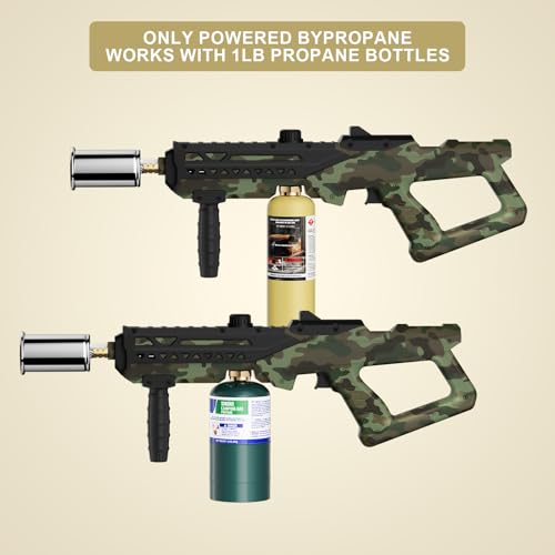 Sondiko Powerful Cooking Propane Torch Gun, Culinary Torch Campfire Starter, Adjustable Torch Burner for Searing Steak, BBQ, Welding (Propane Tank Not Included) - Image 4