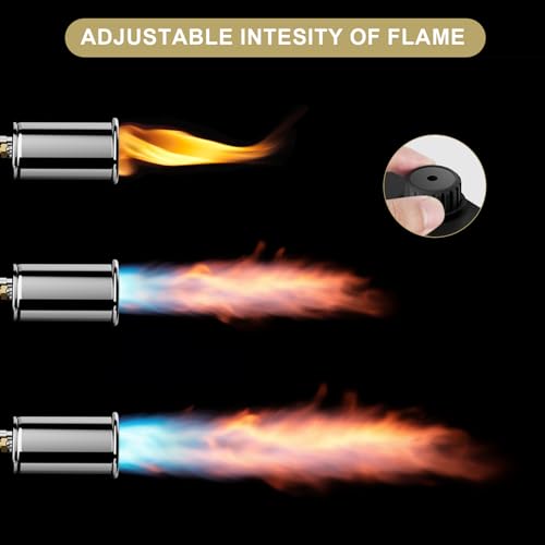 Sondiko Powerful Cooking Propane Torch Gun, Culinary Torch Campfire Starter, Adjustable Torch Burner for Searing Steak, BBQ, Welding (Propane Tank Not Included) - Image 5