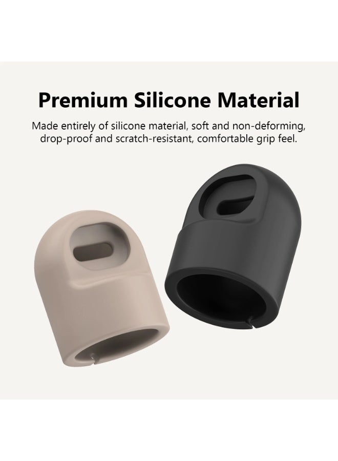 Silicone Desktop Charging Stand for Meta Ray-Ban Display | Cable Management Base with Adapter Slot - Image 2
