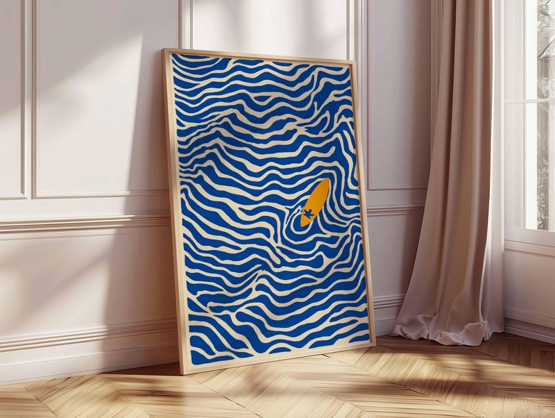 TNESSENTIAL Surfing Poster, Beach Wall Art, Surf Print, Ocean Wave Poster, Coastal Surf Decor, Summer Surfing Print, Surfer Room Gift Art - Image 4