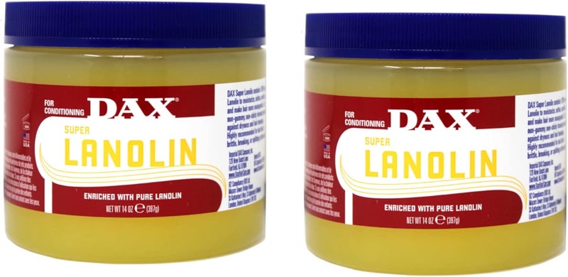 DAX Super Lanolin Conditioner 14oz - 2 Pack for Dry Hair - Image 1