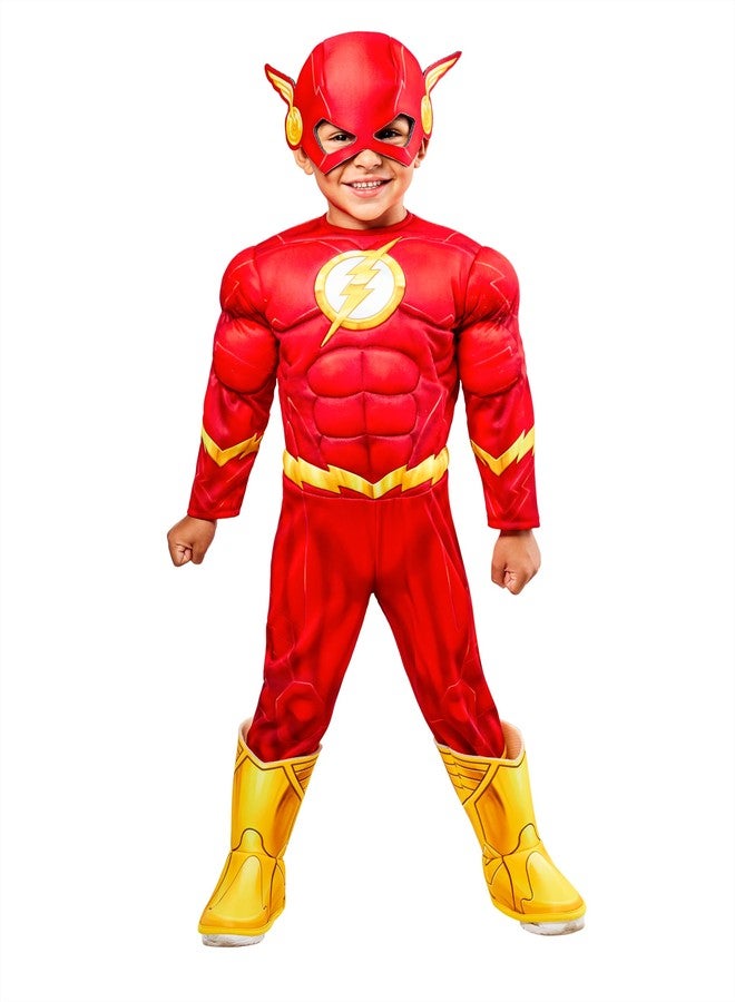 Rubies DC Comics Superheroes: The Flash Costume for Toddlers, Boy's 2T - Image 1
